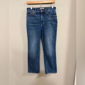 Madewell Women's Slim Demi-Boot Blue Jeans. Size 26